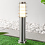 Stainless steel outdoor floor lamp Silvio - 50 cm