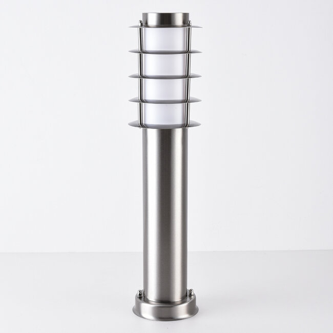 Stainless steel outdoor floor lamp Silvio - 50 cm