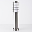Stainless steel outdoor floor lamp Silvio - 50 cm
