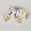 Rattan ceiling spotlight, 3-light - Besi
