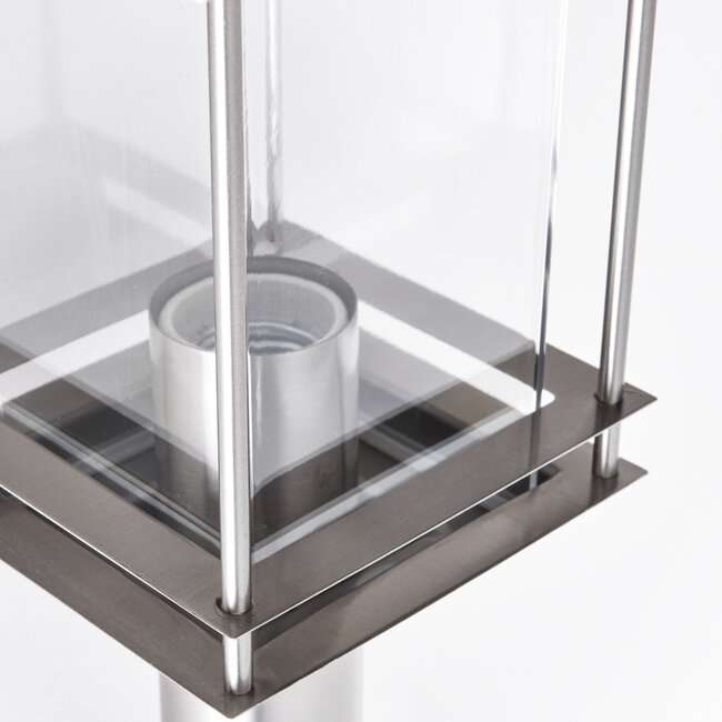 Classic outdoor lamp Rocco stainless steel, 45 cm