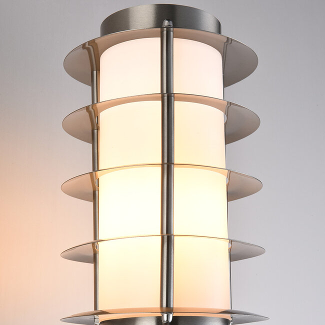 Stainless steel wall lamp with sensor - Salvatore