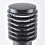 Outdoor floor lamp Elia in black stainless steel - 50 cm