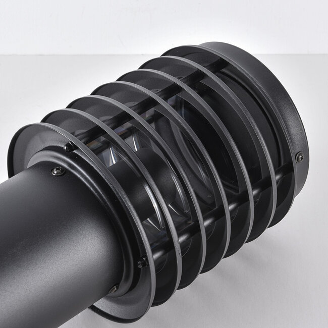 Outdoor floor lamp Elia in black stainless steel - 50 cm