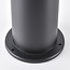 Outdoor floor lamp Elia in black stainless steel - 50 cm