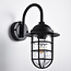 Wall lamp rural Claudia - black