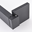 Modern black outdoor lamp Carla, 50 cm