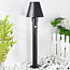 Outdoor floor lamp Bruno with sensor - 80 cm in black