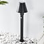 Outdoor floor lamp Bruno with sensor - 80 cm in black