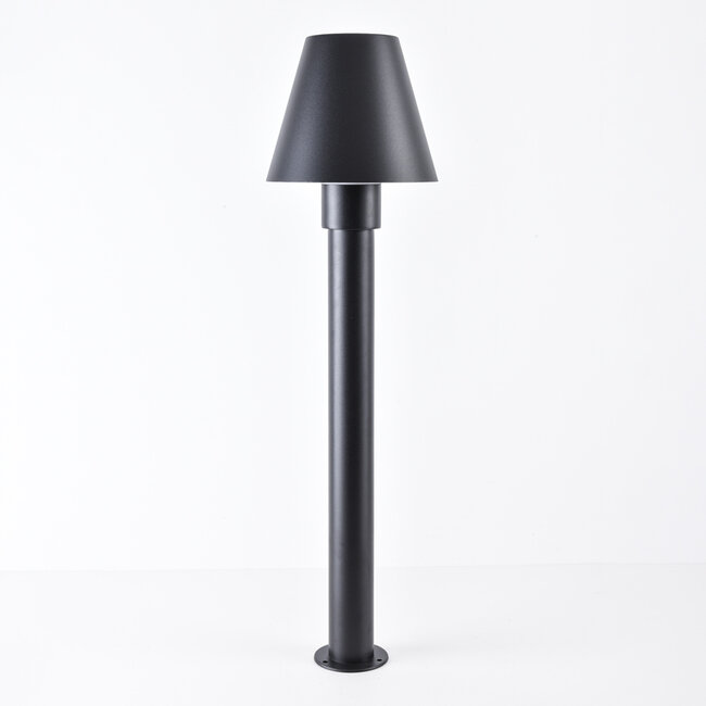Outdoor floor lamp Bruno with sensor - 80 cm in black