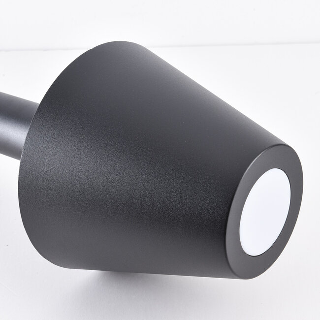 Modern outdoor lamp Bruno black with sensor, 80 cm