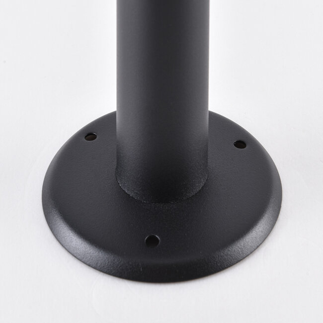 Outdoor floor lamp Alessandro in black stainless steel - 80 cm