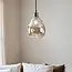 pendant light Verona - cognac glass teardrop globe