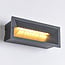 Recessed outdoor wall light Aston - with integrated LED