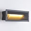 Recessed outdoor wall light Aston - with integrated LED