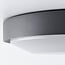 Dimmable outdoor wall light Buz - black with integrated LED