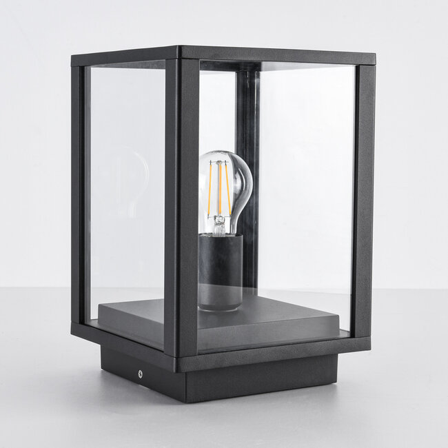 Industrial outdoor table lamp Sem - Black