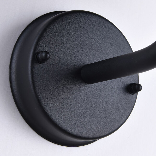 Outdoor wall lamp with lampshade Michelle - black