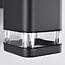 Square outdoor wall light Marino - black