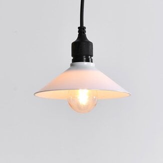 Shade for Festoon bulbs - White