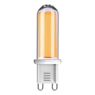 Dimmable G9 LED bulb, clear glass, 2700K, 2.2W