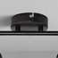Ceiling lamp black with clear glass, 2-bulb - Jenthe