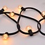 1-watt outdoor string lights with U-shape LED bulbs - dimmable option