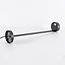 Outdoor floor lamp Tyra with ground spike - black with integrated LED