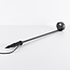Modern outdoor path lamp Tyra with ground stake - black
