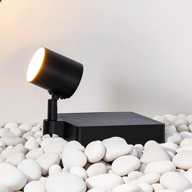 Black Spotlight Outdoor Light Valerio - black