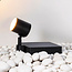 Black solar spike spotlight - Valerio