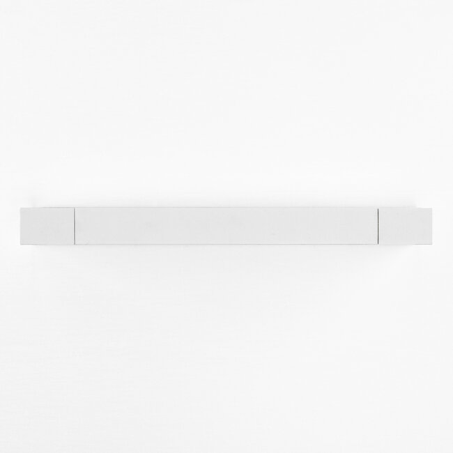 Rotatable wall lamp Sirle 45 cm in white