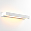 White wall light with 360° rotating LEDs, 45 cm - Sirle