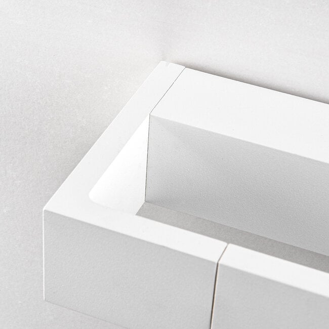 Rotatable wall lamp Sirle 60 cm in white