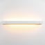Rotatable wall lamp Sirle 60 cm in white