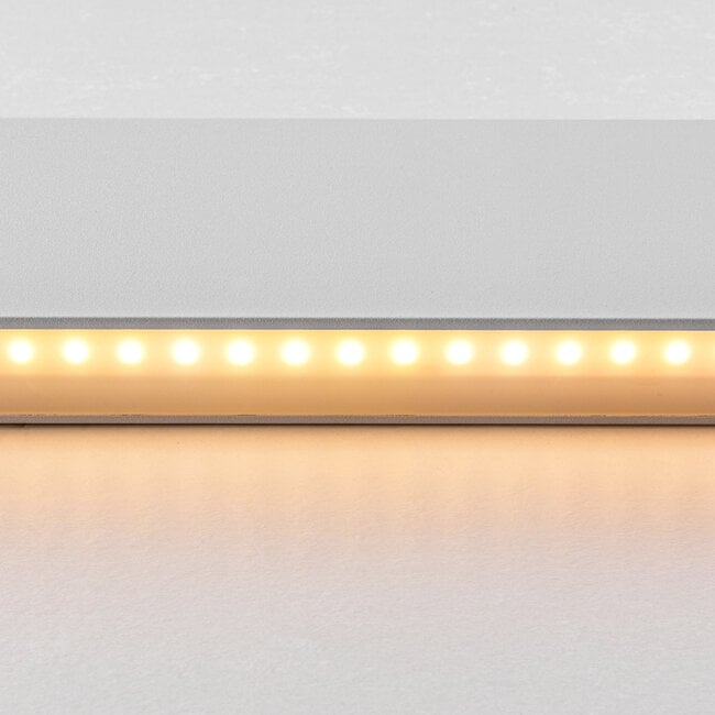 Wall lamp Norell 83 cm in white with integrated LEDs