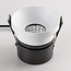 9W recessed spotlight Meya with ring 1 - White