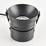 9W recessed spotlight Meya with ring 1 - Black