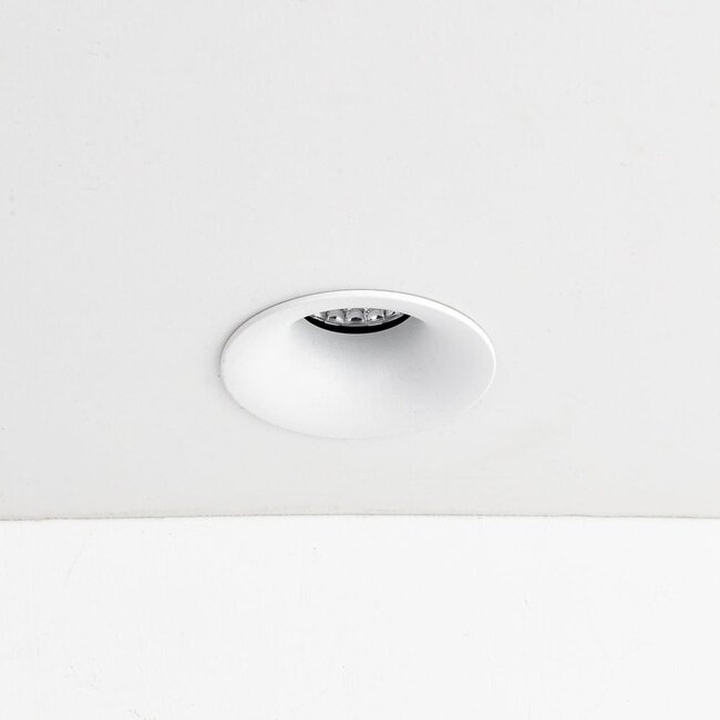 9W recessed spotlight Meya with ring 2 - White