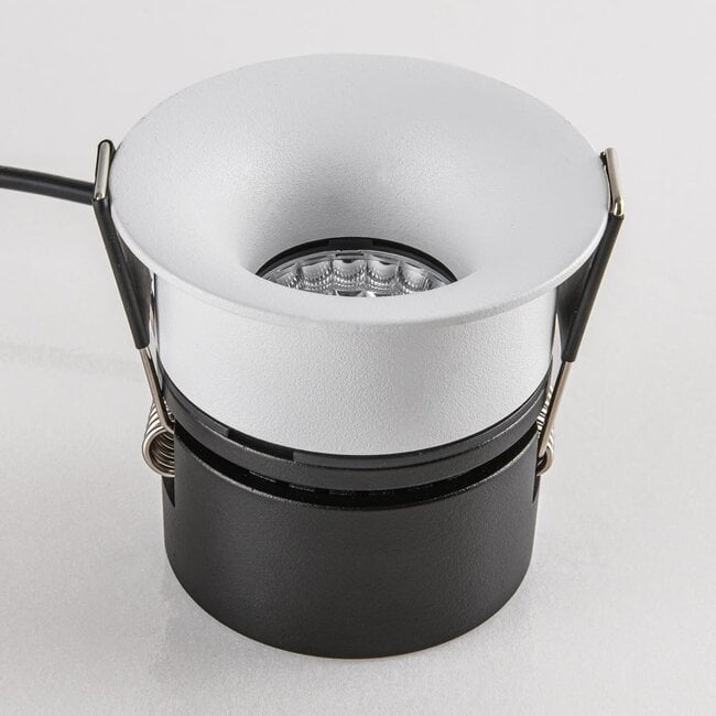 9W recessed spotlight Meya with ring 2 - White