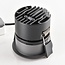 9W recessed spotlight Meya with ring 3 - dark grey