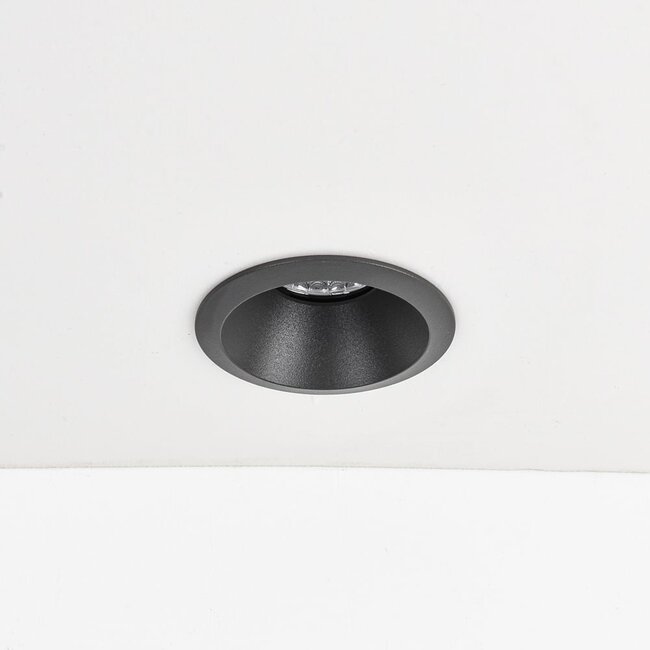 Recessed spotlight Meya 9W with a size 3 ring - dark grey