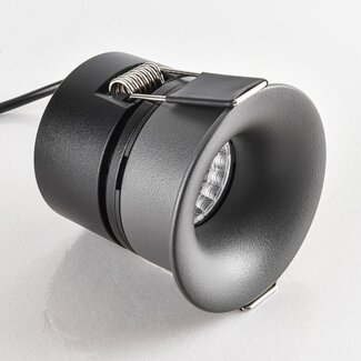 9W recessed spotlight Meya with ring 2 - dark grey