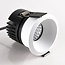 9W recessed spotlight Meya with ring 3 - White