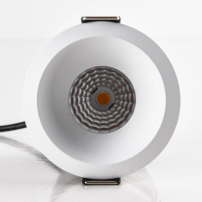 9W recessed spotlight Meya with ring 3 - White