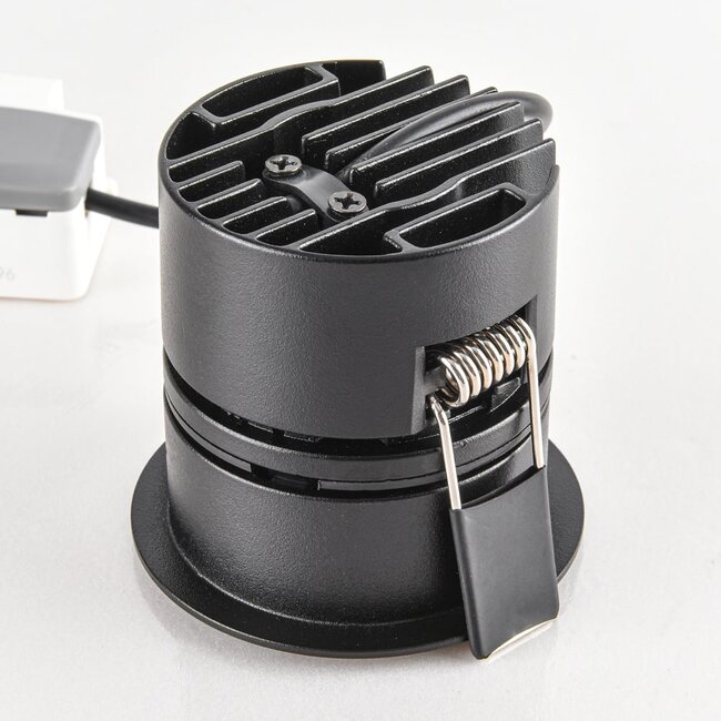 9W recessed downlight Meya with ring 3 - black