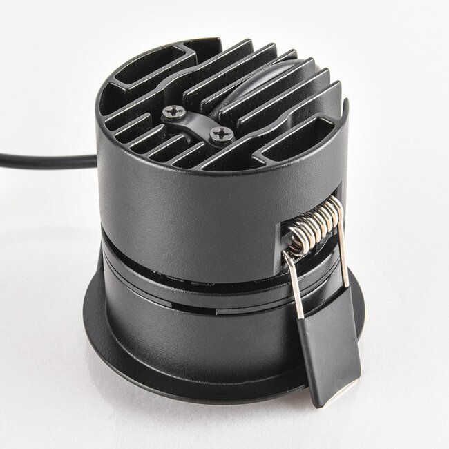 9W recessed downlight Meya with ring 4 - black