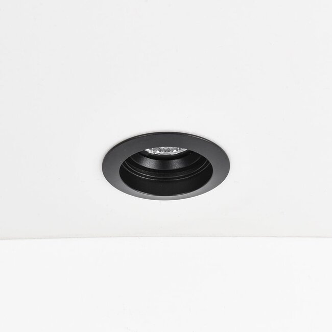 9W recessed downlight Meya with ring 4 - black