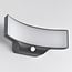 Outdoor wall light Graham with sensor - black integrated LED