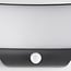 Outdoor wall light Graham with sensor - black integrated LED